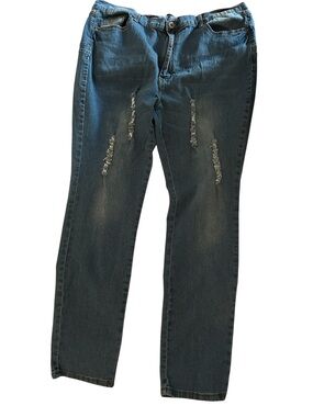 Be Girl Women’s Jeans embroidered back pockets gold tag size 22 plus size jeans